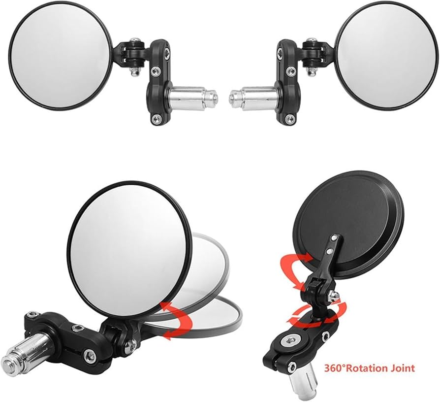 オートバイのサイドミラー 7/8 